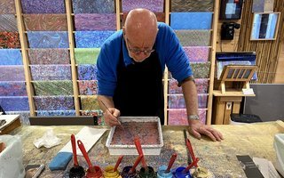 Arzanart Marbled Paper Studio