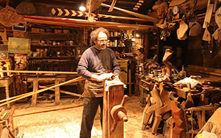 Costruzione forcole e remi Paolo Brandolisio