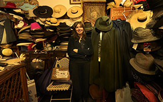 Monica Daniele traditional hats and cloaks